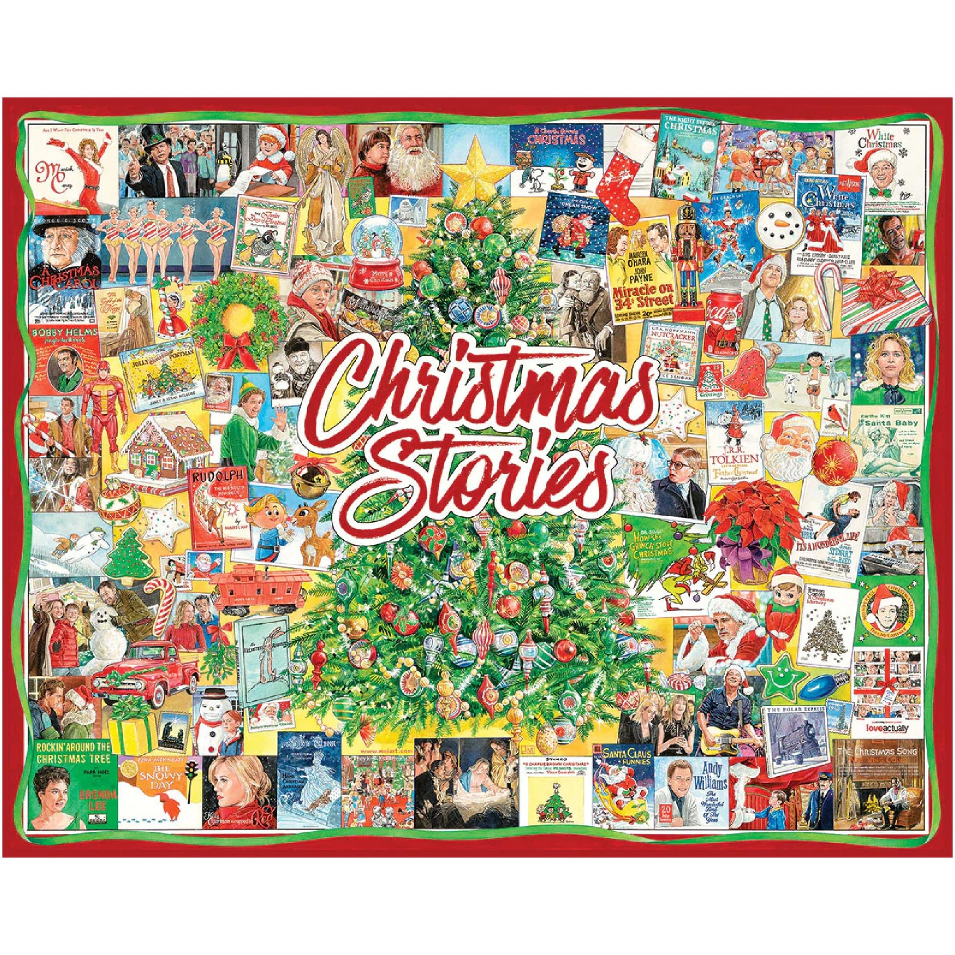 White Mountain 1000 Piece Jigsaw Puzzle Winter Holiday, Christmas Stories