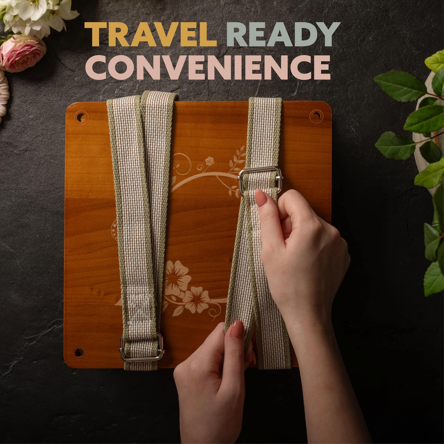 Flower Press Expansion & Accessory Kit (Press not included) - Extra Long Bolts, Silicone Washers, Travel Straps, Foam, Dessicant Boards, & Storage Bag