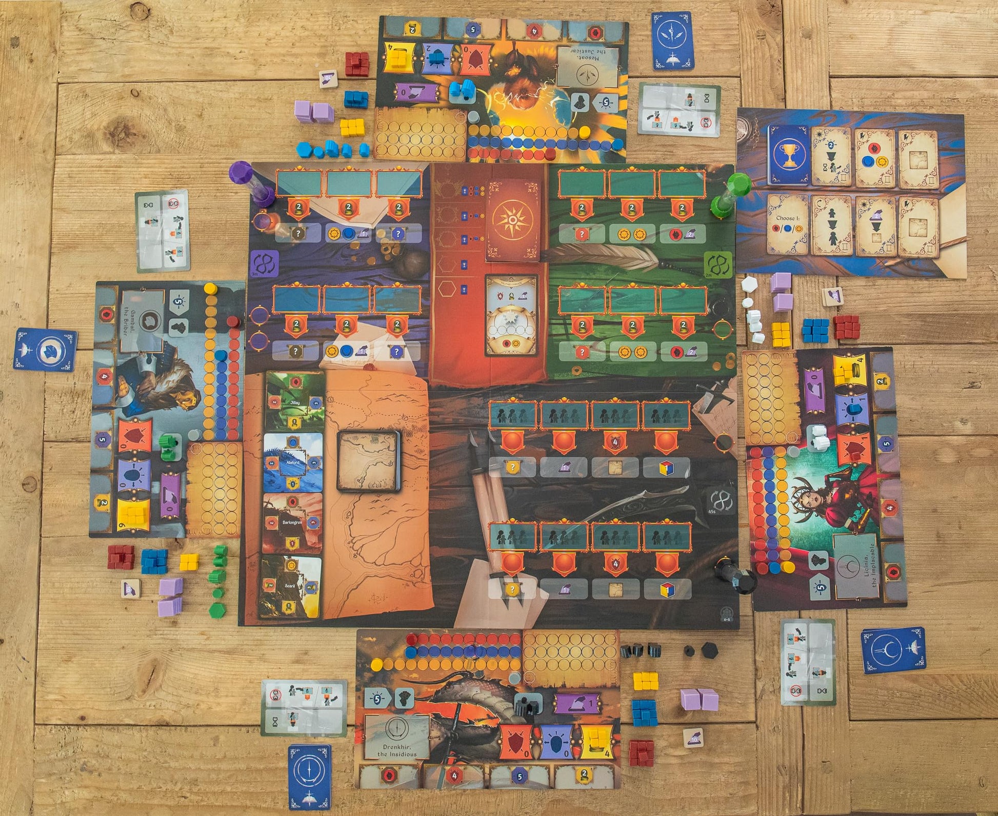 Stonemaier Games: Pendulum by Travis P Jones | A Worker Placement, Time-Optimization Strategy Board Game | Time is The Most Precious Resource as You