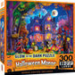 MasterPieces 300 Piece EZ Grip Jigsaw Puzzle - Glow in the Dark - Halloween Manor - 18"x24"