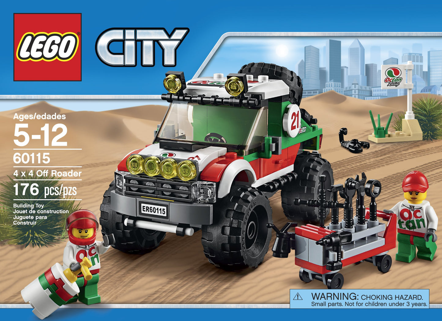 LEGO City Great Vehicles 4 x 4 Off Roader Kit (176 Piece)