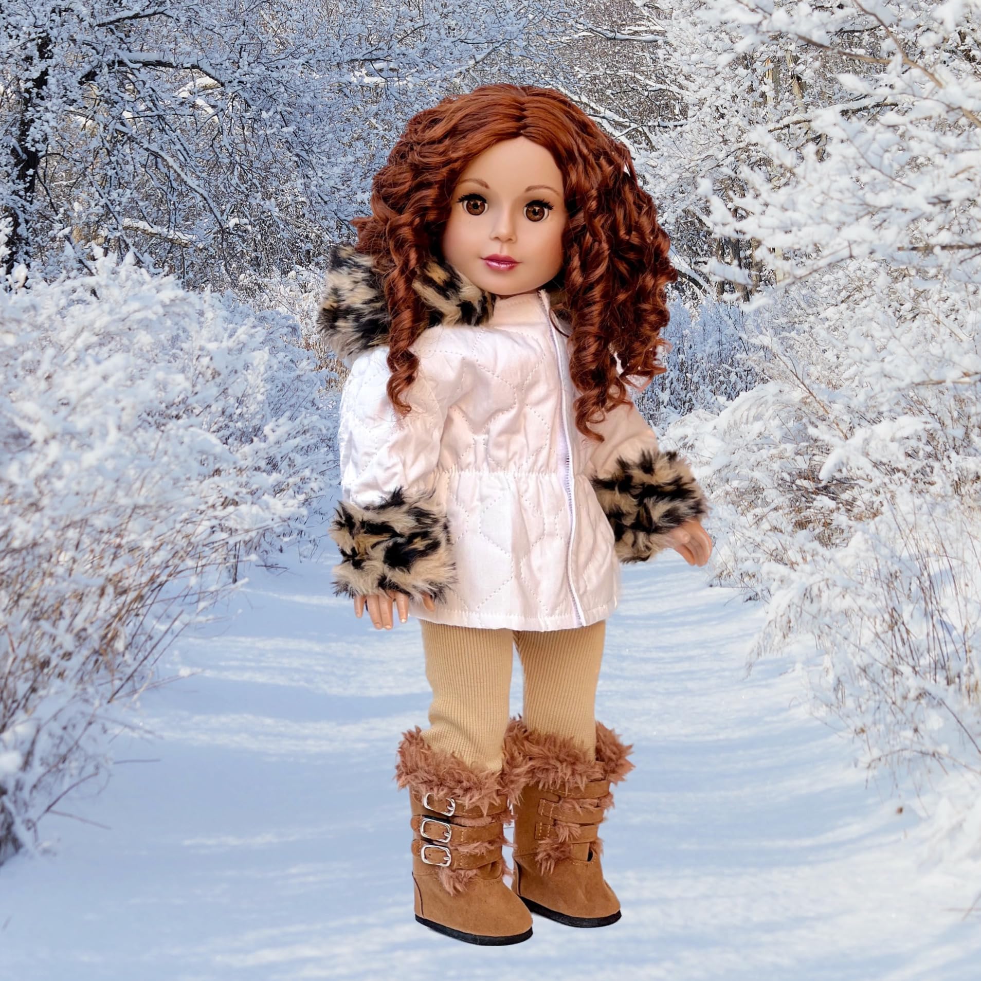 Winter Fun - 3 Piece Outfit for 18 Inch Doll (Doll Not Included)