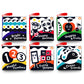 Cloth Books (Set of 6). High Contrast Soft Books. Black and White Images Encourage Infant Development - Suitable for Babies and Toddlers from 3 Months