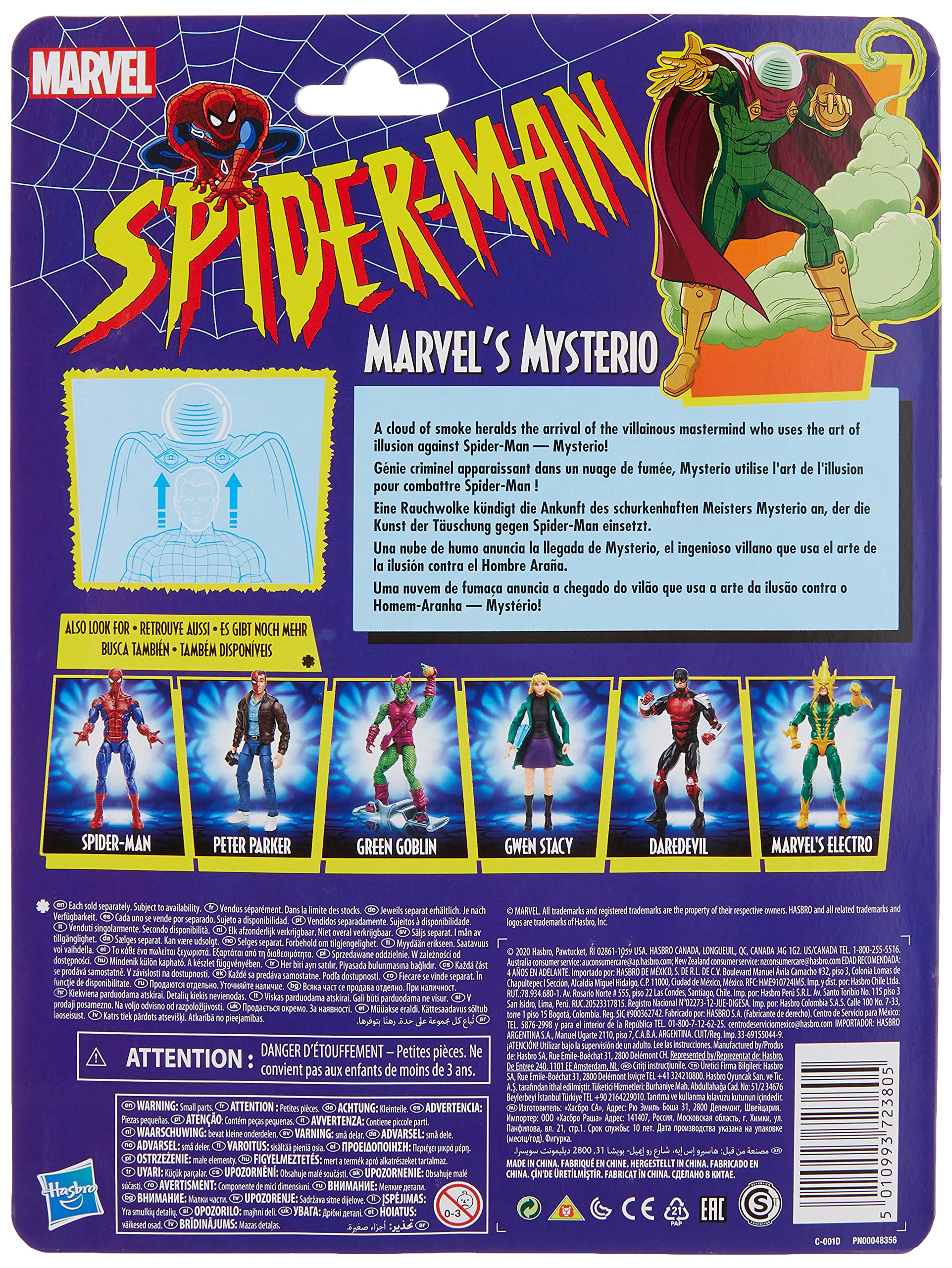 Spider-Man Marvel's Mysterio Retro Collection Action Figure for Ages 4 and up