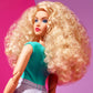 Barbie Looks Fashion Doll with Curly Blonde Hair Dressed in Ruched Crop Top & Satiny Lavender Shorts, Posable Collectible Made to Move Body