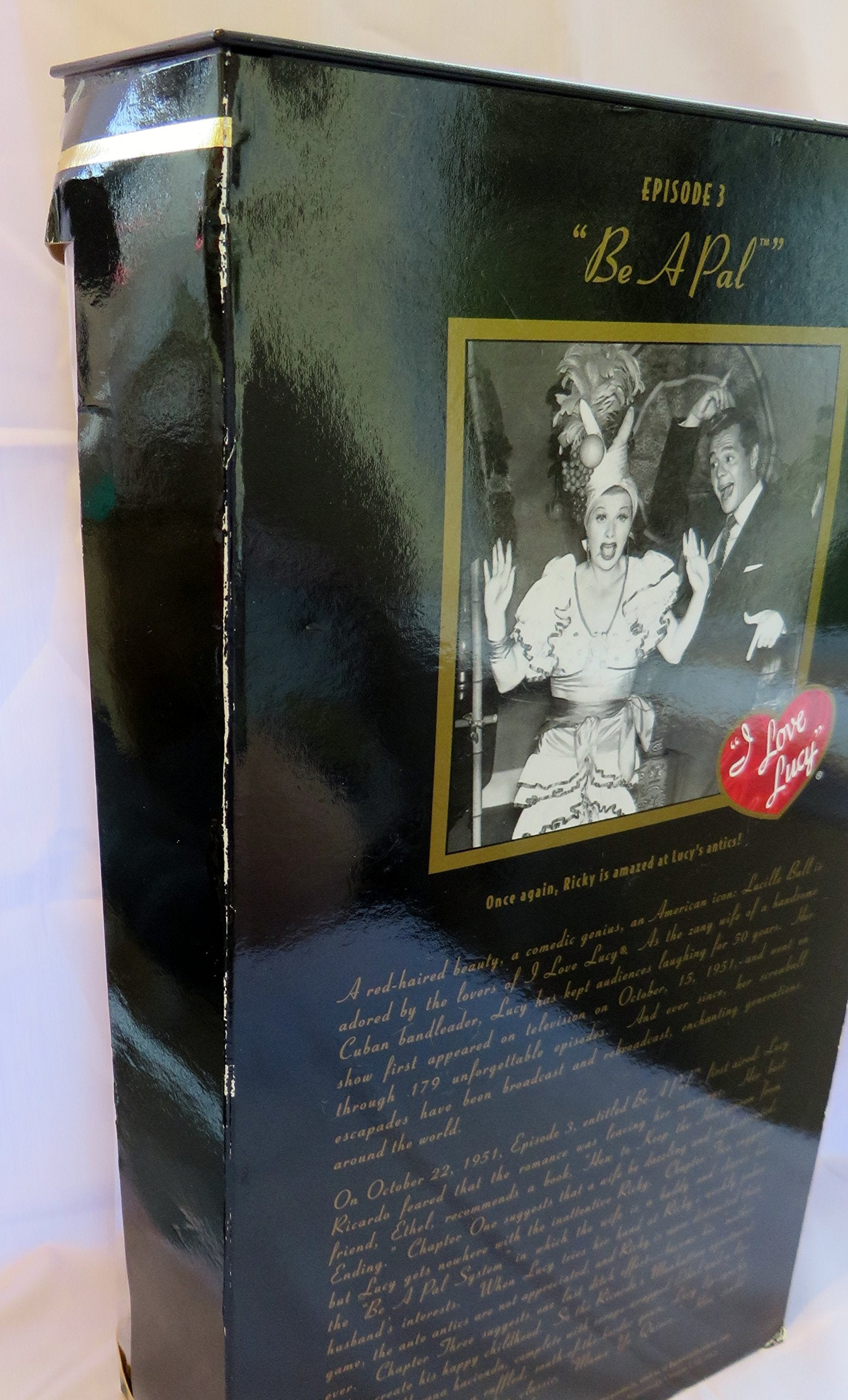 MATTEL I LOVE LUCY BARBIE DOLL " BE A PAL " FROM BARBIE TIMELESS TREASURES COLLECTION DISTRIBUTED IN 2002 ONLY