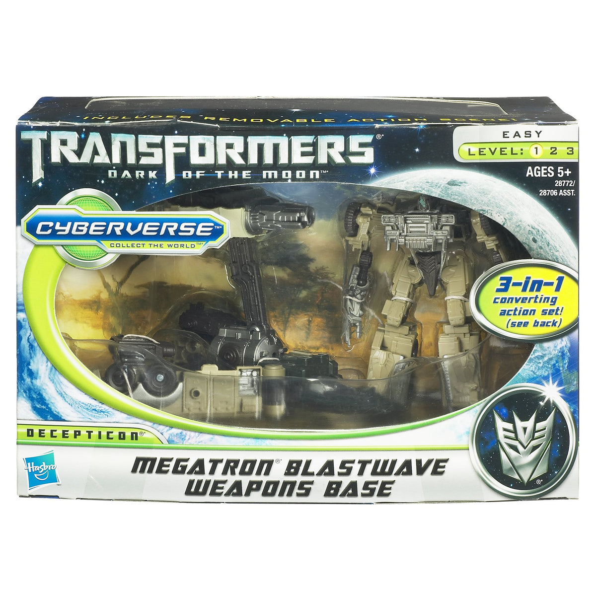 Transformers: Dark of the Moon - Cyberverse Megatron Blastwave Weapons Base