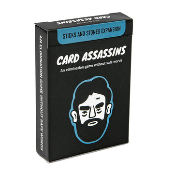 Stellar Factory Card Assassins Expansion: Sticks and Stones | 200+ New Kill Words | Up to 12 Players | Requires Base Game