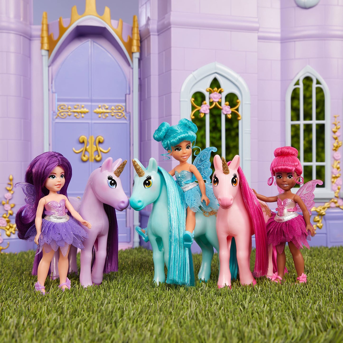 MGA's Dream Bella Color Change Surprise Little Fairies 5.5" Doll - DreamBella, Teal Fairy with Wings and Teal Hair, , Toy for Kids Ages 3, 4, 5+