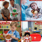 DolliBu Nurse Stuffed Animal Dress Up Set - Red Hospital Outfit with Cap and Nurse Dress Costume - Pretend Play Accessories for Teddy Bears - Small