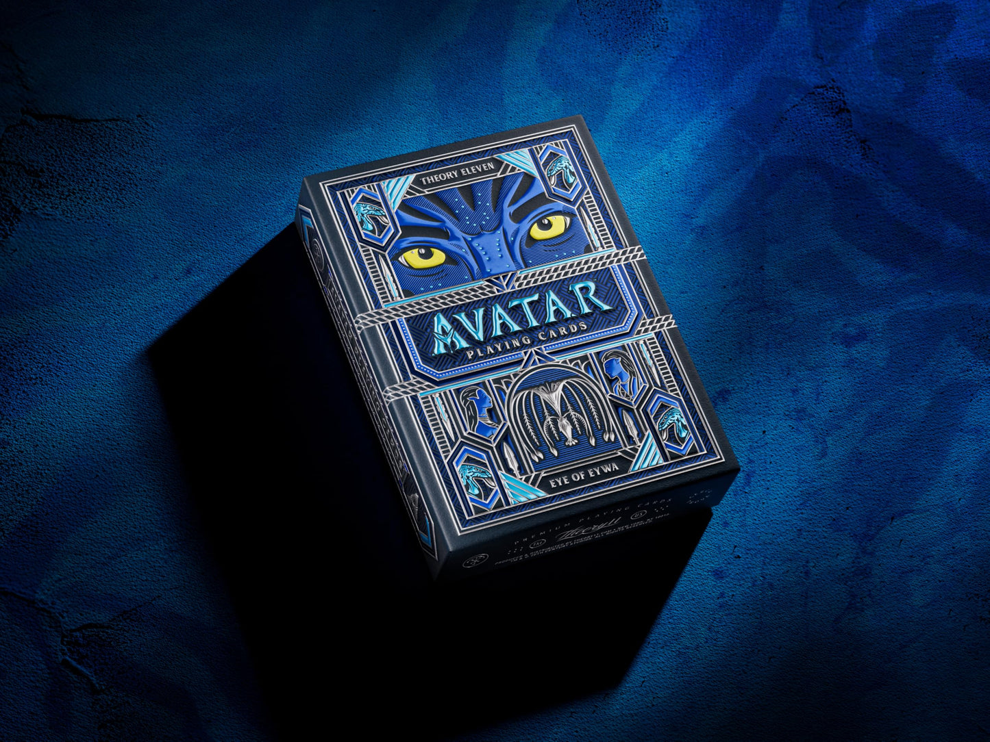 theory11 Avatar Playing Cards Eye of Eywa Edition | Official Collector's Deck | Bioluminescent Na'vi Design | Foil Embossed Tuck Box | Loved by Avatar