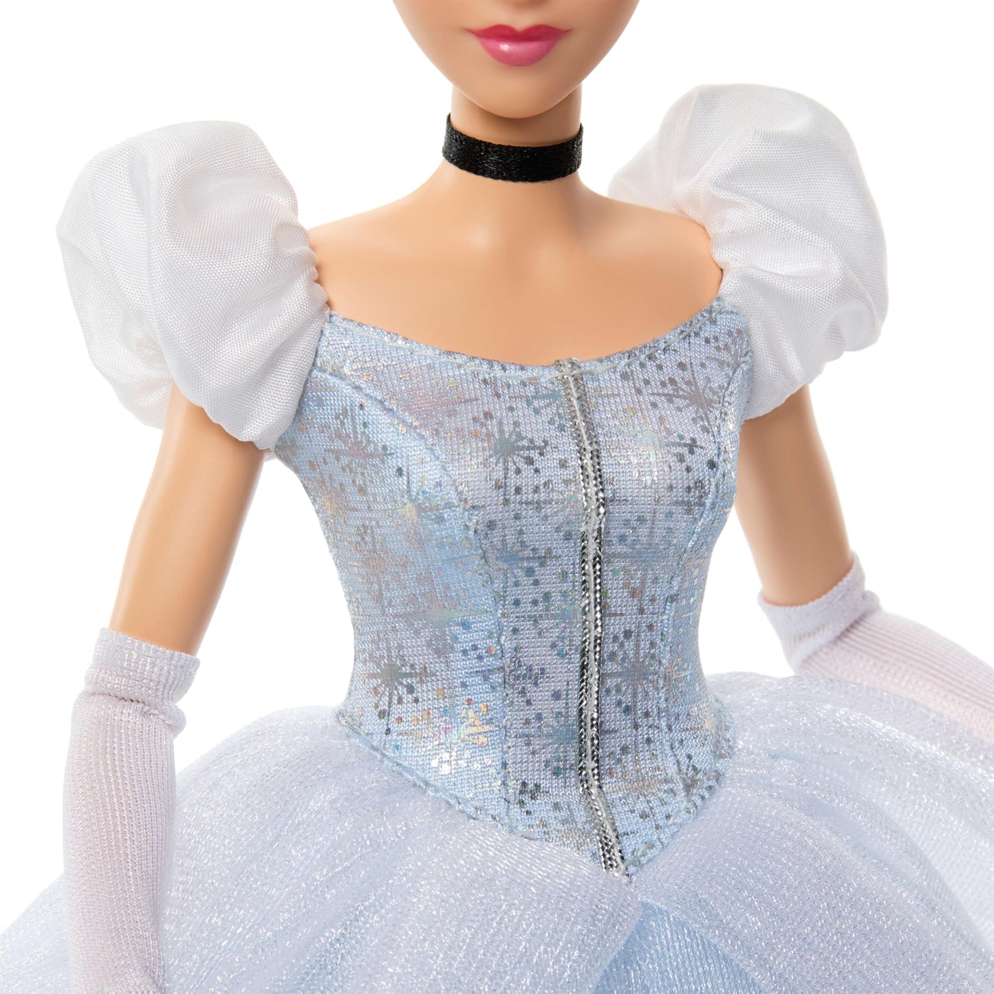 Mattel Disney Princess Cinderella Sparkling Princess Fashion Doll & Accessories with Removable Dress, Shoes, Necklace & Earrings, Inspired by Movie
