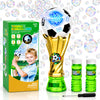 Bubble Wands for Kids - Light up Bubble Wands with 2 Solutions, Outdoor Toys for Kids Ages 3-5 4-8, Soccer Toys for Boys, Birthday Party Gift for 3 4