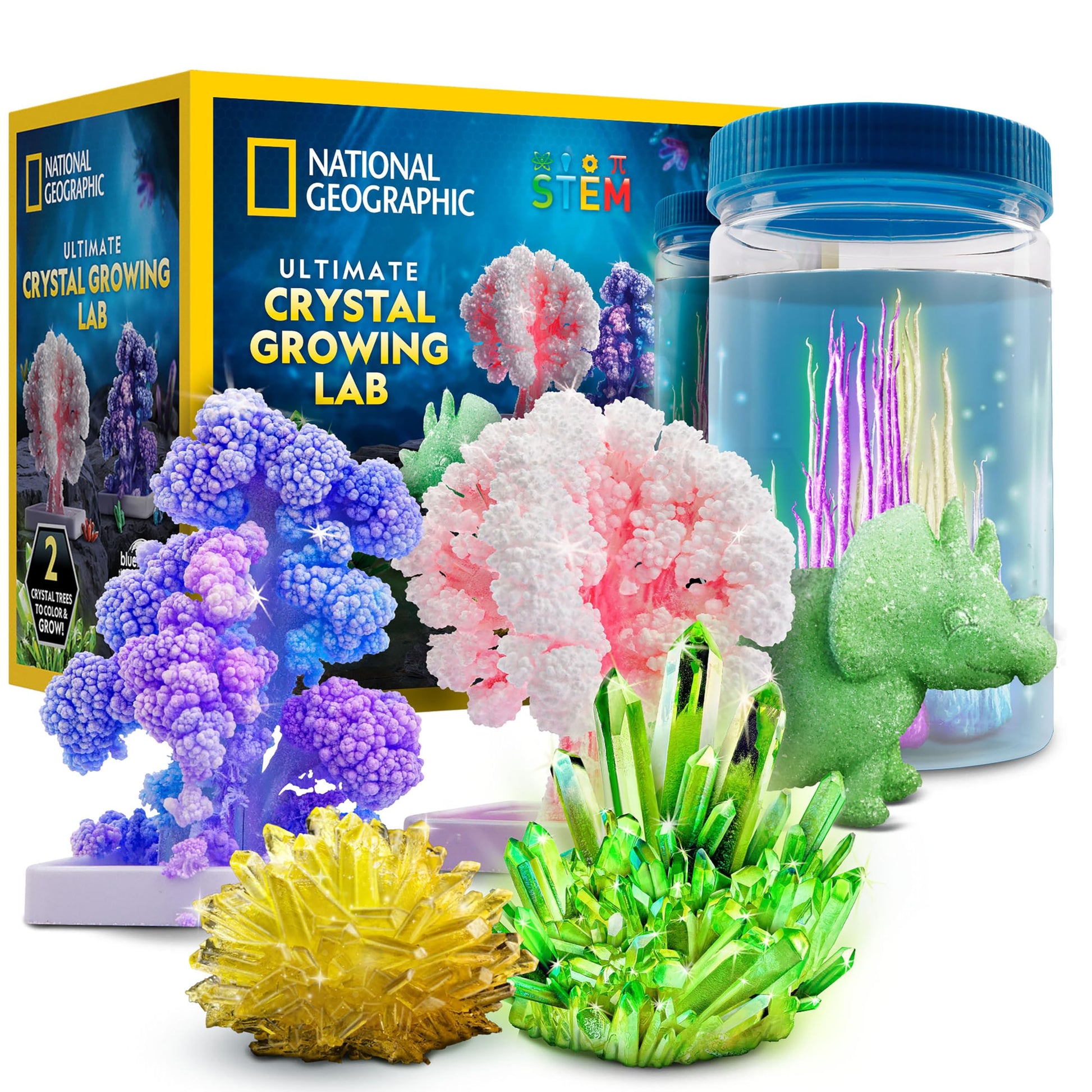 National Geographic Crystal Growing Kit with 5 Unique Activities