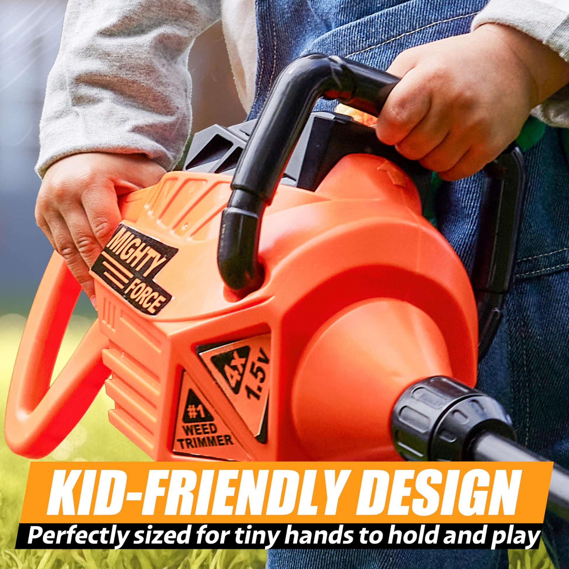 Kids Weed Trimmer: Electronic Modern Play Tool Designed for Little Hands Gardening Toy with Lights and Sounds, Birthday Party Favors, Birthday Gifts