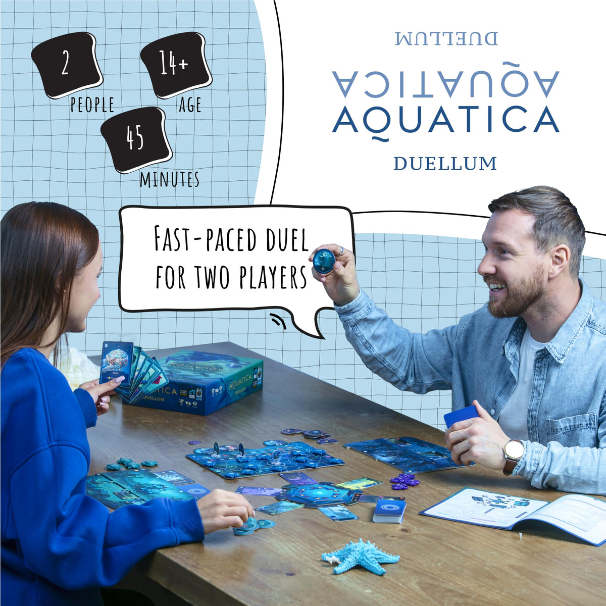 Arcane Wonders, Aquatica Duellum - for Ages 14 and Up, 1 to 2 Players