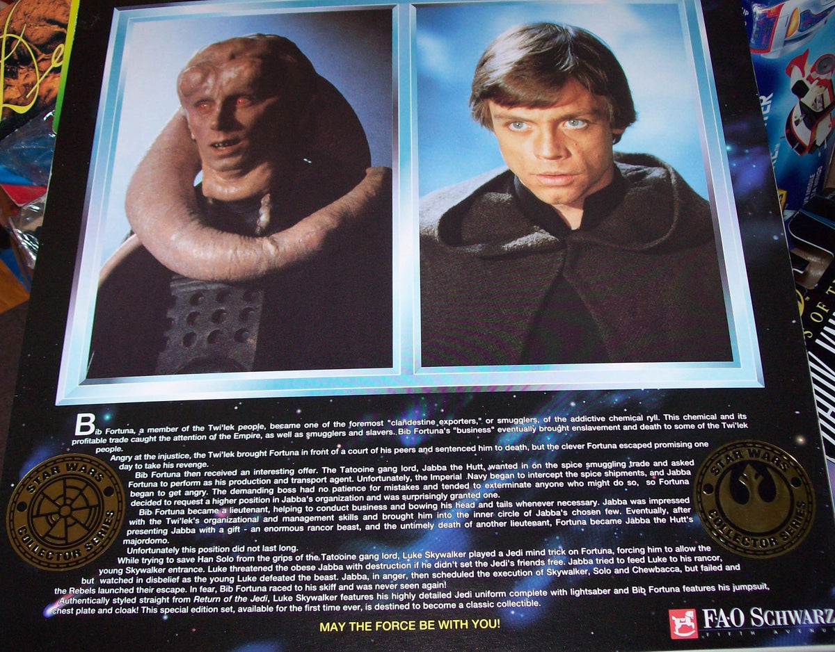 JEDI LUKE SKYWALKER & BIB FORTUNA