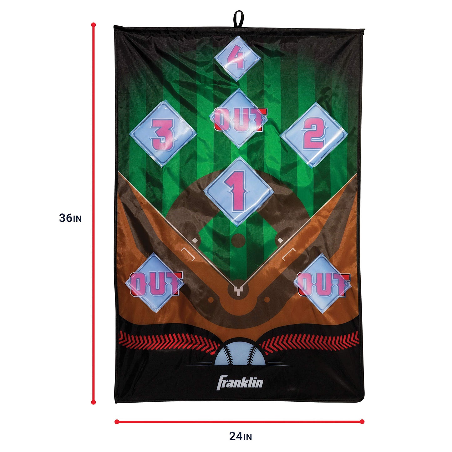 Franklin Sports Baseball Target Toss Game - 46" x 25"