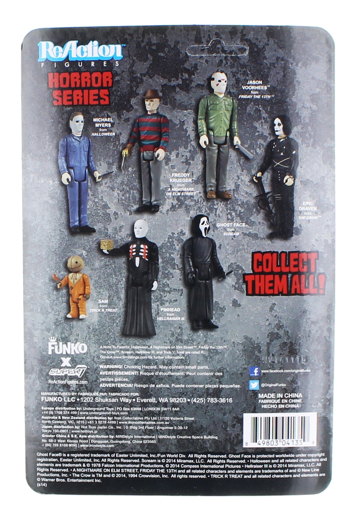 Funko Horror Classics Sam Reaction Figure