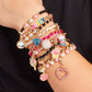 Make It Real - Juicy Couture Pink and Precious Bracelets - DIY Charm Bracelet Making Kit - Friendship Bracelet Kit with Charms, Beads & Cords - Arts
