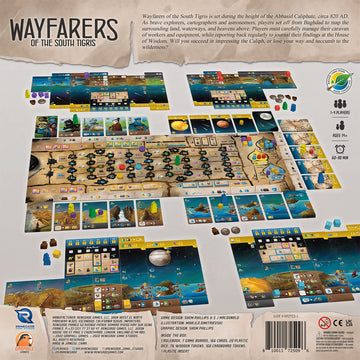 Renegade Game Studios Wayfarers of the South Tigris Dice Placement Strategy Board Game, 1-4 Players, 60-90 Minutes
