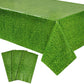 Sparkle and Bash Plastic Grass Tablecloth - Durable Cover for Golf Birthday Decorations - Wide Coverage for Golf Party Table Decoration - Easy-Clean