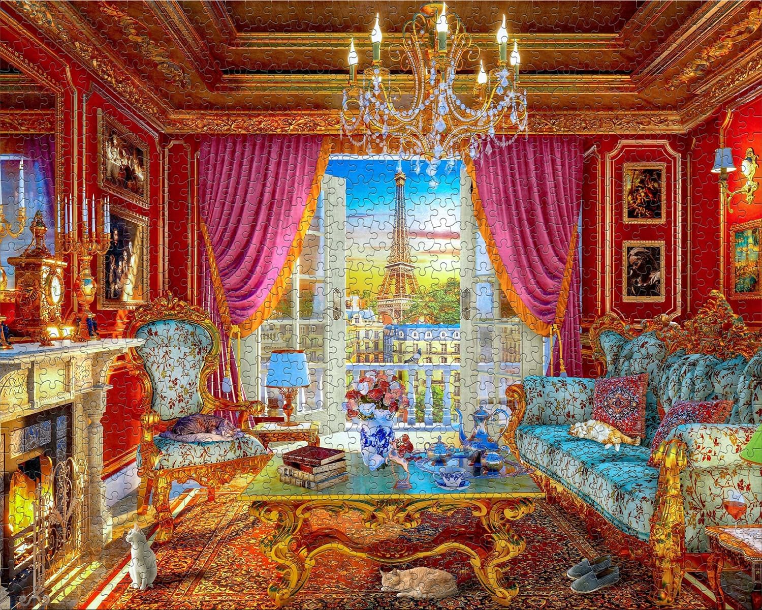 Ceaco - Parisian Luxury - 1000 Larger Sized Piece Jigsaw Puzzle