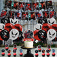 DZZK Venom 2 Party Decorations, Venom 2 Birthday Party Supplies - Includes Banner, Cake Toppers, Cupcake Toppers, Balloons, Stickers - Red, Cartoon