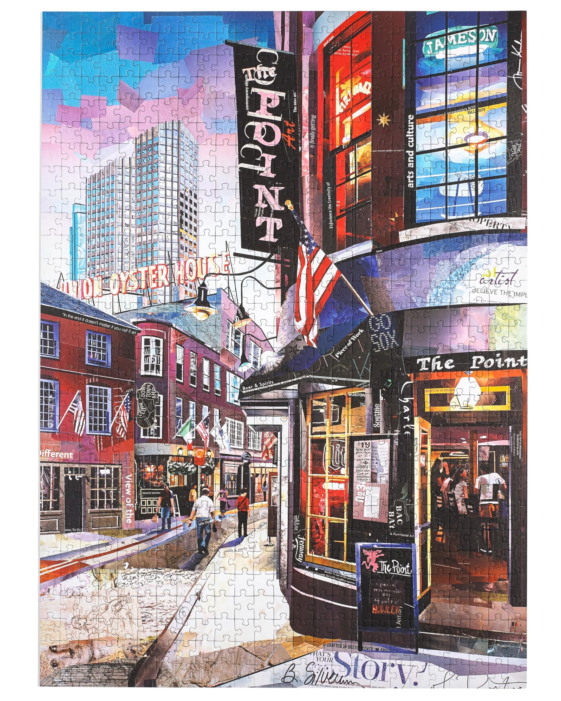 Art & Fable Puzzle Company That's The Point by Betsy Silverman 750 Piece Fine Artwork Premium Adult Jigsaw Puzzle