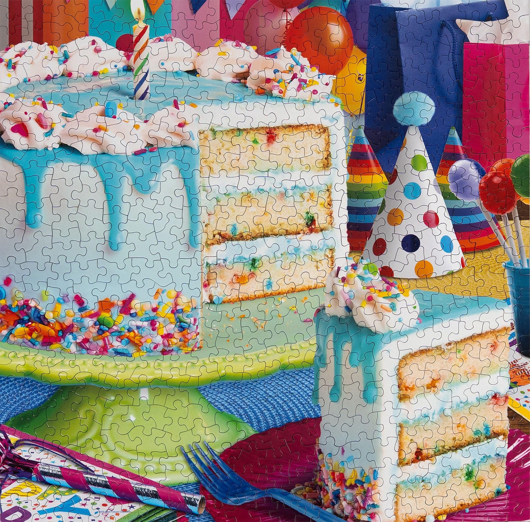 Springbok Birthday Cake 500 Piece Jigsaw Puzzle for Adults