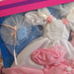 Barbie Fantasy Fashions - 2 WEDDING BRIDAL Fashion Outfits (1989)