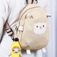 COSWHO Crying Banana Cat Plush Keychain Bag Charms, Happy