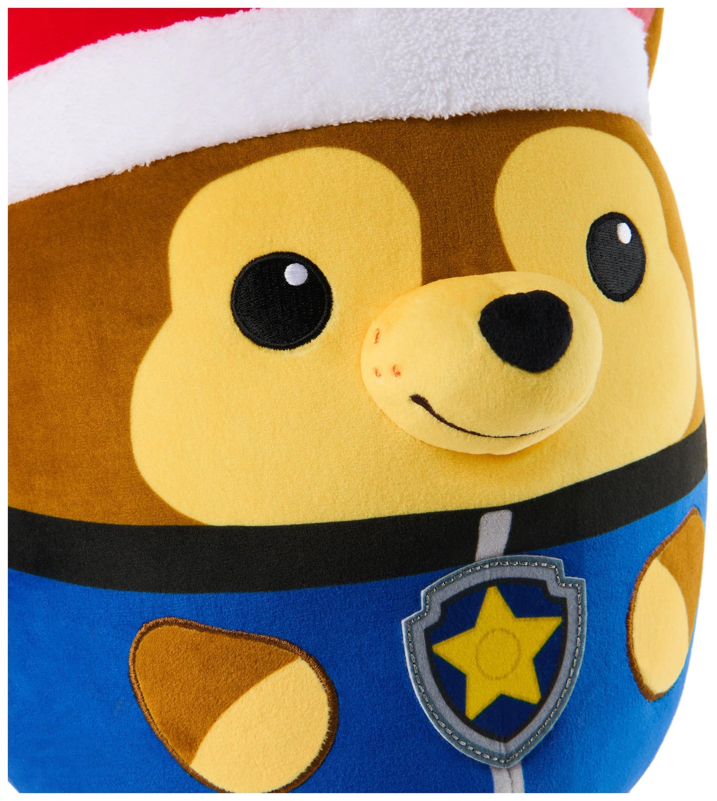 PAW Patrol Winter Holiday Chase Squish Plush, Official Toy from the Hit Cartoon, Special Edition Squishy Stuffed Animal for Ages 1 and Up, 12”