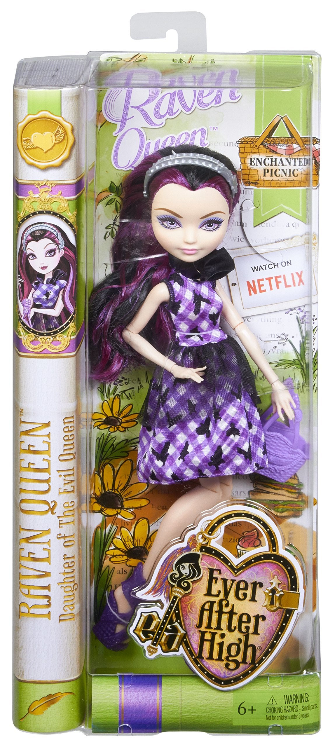 Ever After High CLD84 Enchanted Picnic Raven Queen Doll