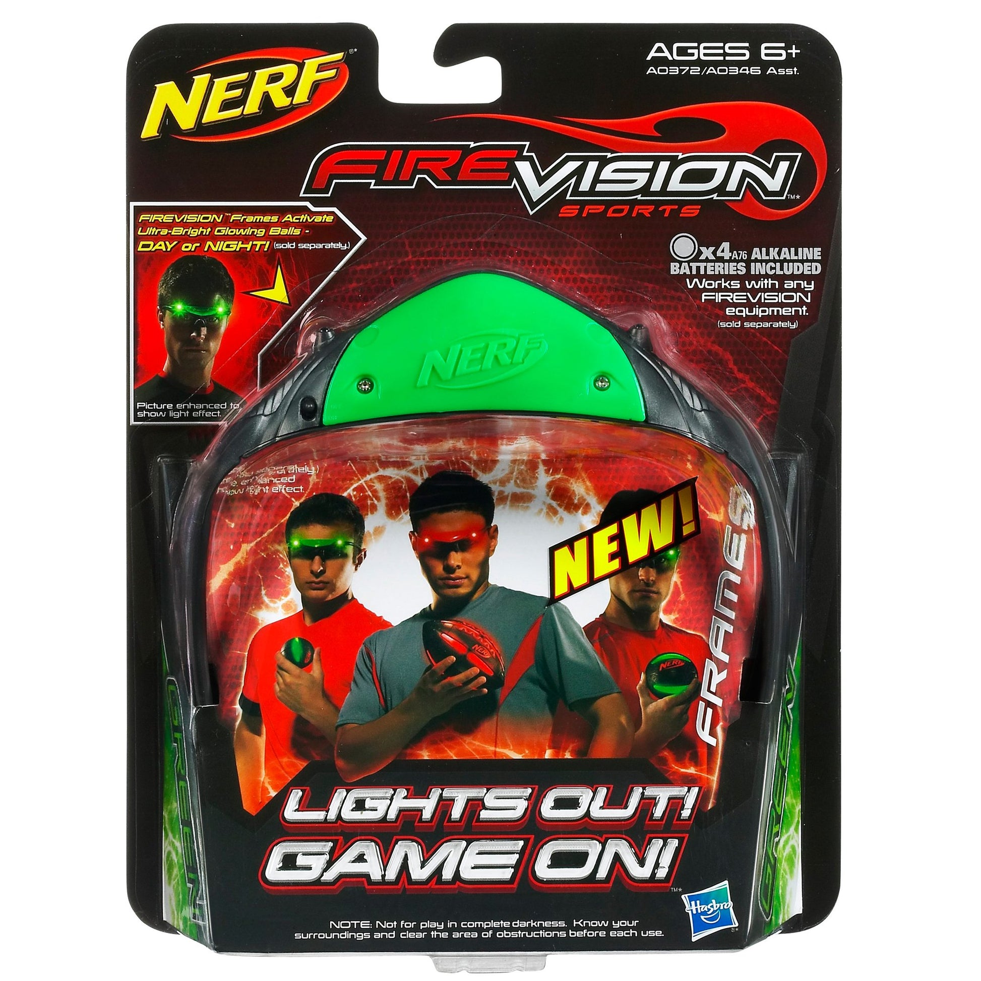 Nerf Sports Fireball Fire Frames, Green