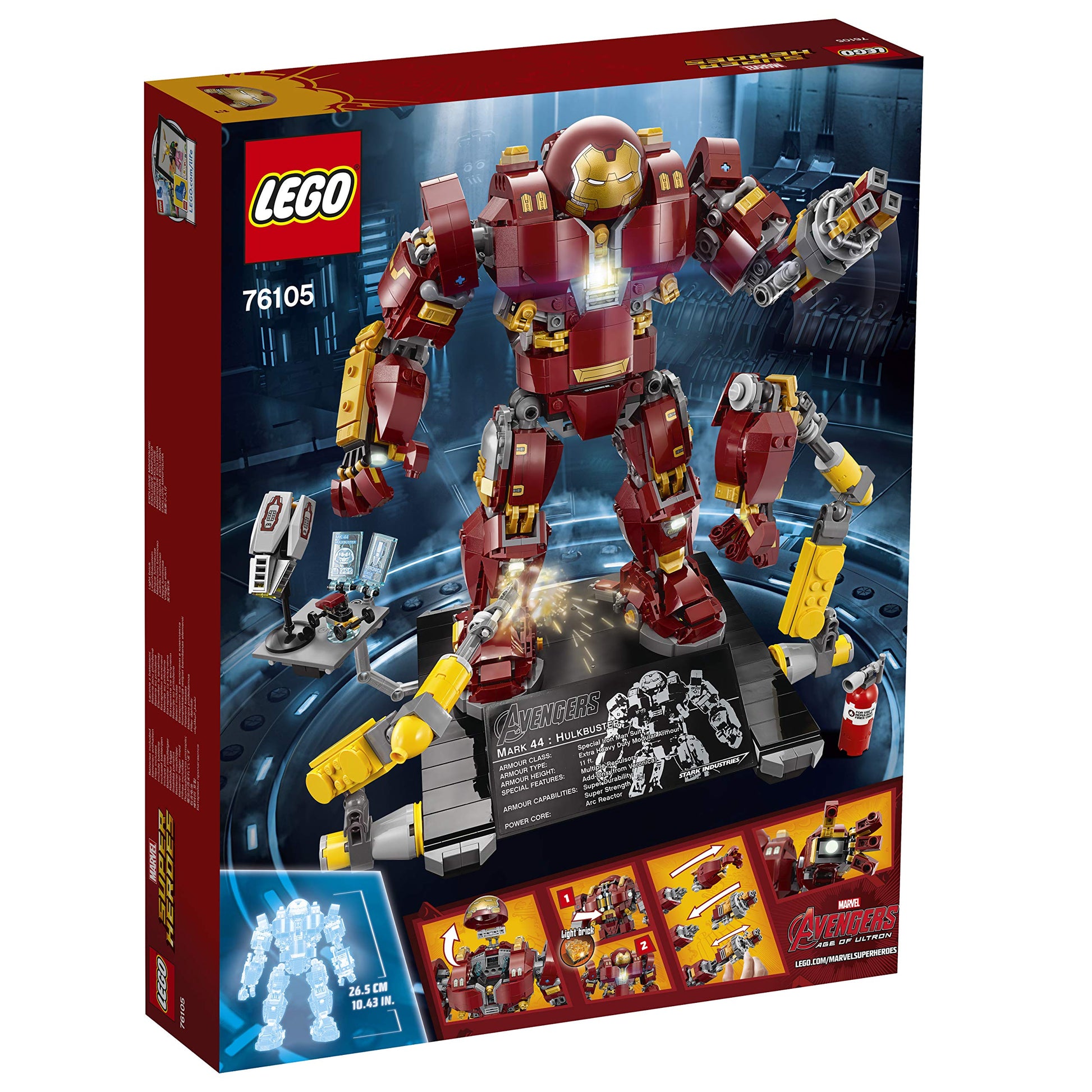 LEGO Marvel Super Heroes Avengers: Infinity War The Hulkbuster: Ultron Edition 76105 Building Kit (1363 Pieces)