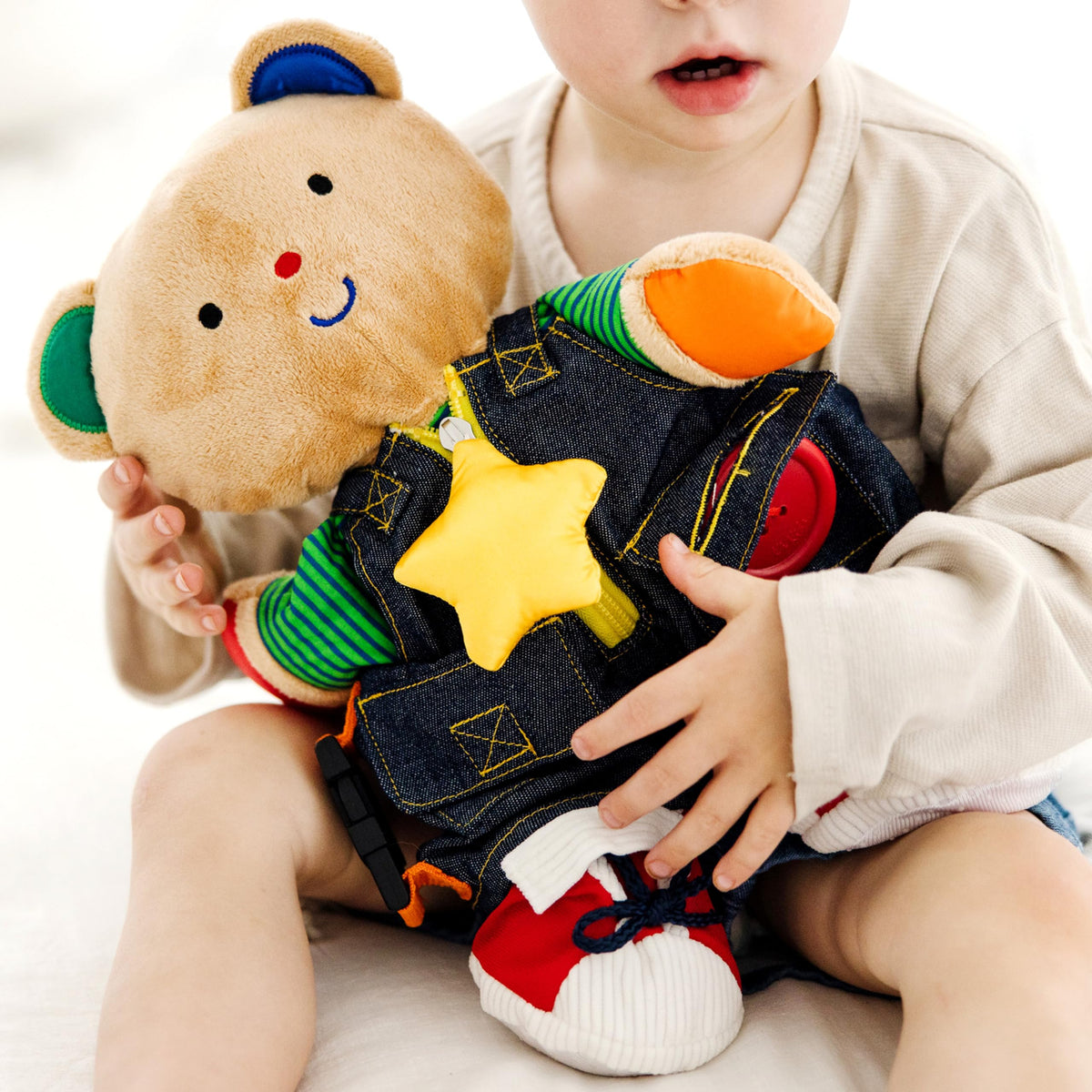Melissa & Doug K's Kids - Teddy Wear Stuffed Bear Educational Toy