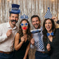 Birthday Decorations Men Blue - (Total 89pcs) blue party Banner, Pennant, Hanging Swirl, Foil Backdrops, balloons, Tablecloths, cupcake Topper