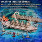 CZYY Miniatures Viking Longship Wood Laser Cut 1 Inch Square Grid Ship Battle Map for D&D, Dungeons and Dragons, Pathfinder or Other Tabletop RPG