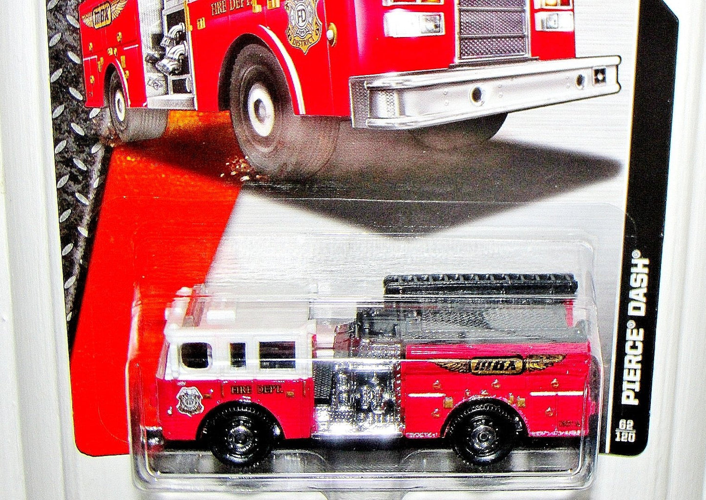 MATCHBOX 2015 RELEASE PIERCE DASH FIRE TRUCK DIE-CAST