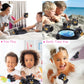 DolliBu Black Bear Animal Bath Toys - Family Animal Water Squirter for Kids, 4-Piece Kid and Baby Bathtub Toys, Fun Bath Time Children, Floating Bath