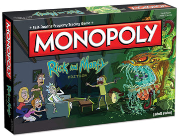 Monopoly Rick & Morty Board Game | Collectible Monopoly Game Based On Adult Swim Series Rick & Morty | Officially Licensed Rick & Morty Board Game