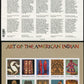Art of the American Indian, Full Pane of 10 x 37-Cent Postage Stamps, USA 2004, Scott 3873