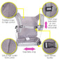HappyVk-Baby Doll Carrier-Doll Carrier Front Back for Little Girls-Grey Unicorn
