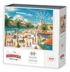 Boardwalk Seaside Carnival 500 Piece Jigsaw Puzzle Beach Summer Fun Puzzles with Premium Box, Gift for Adults and Family 16"x20"