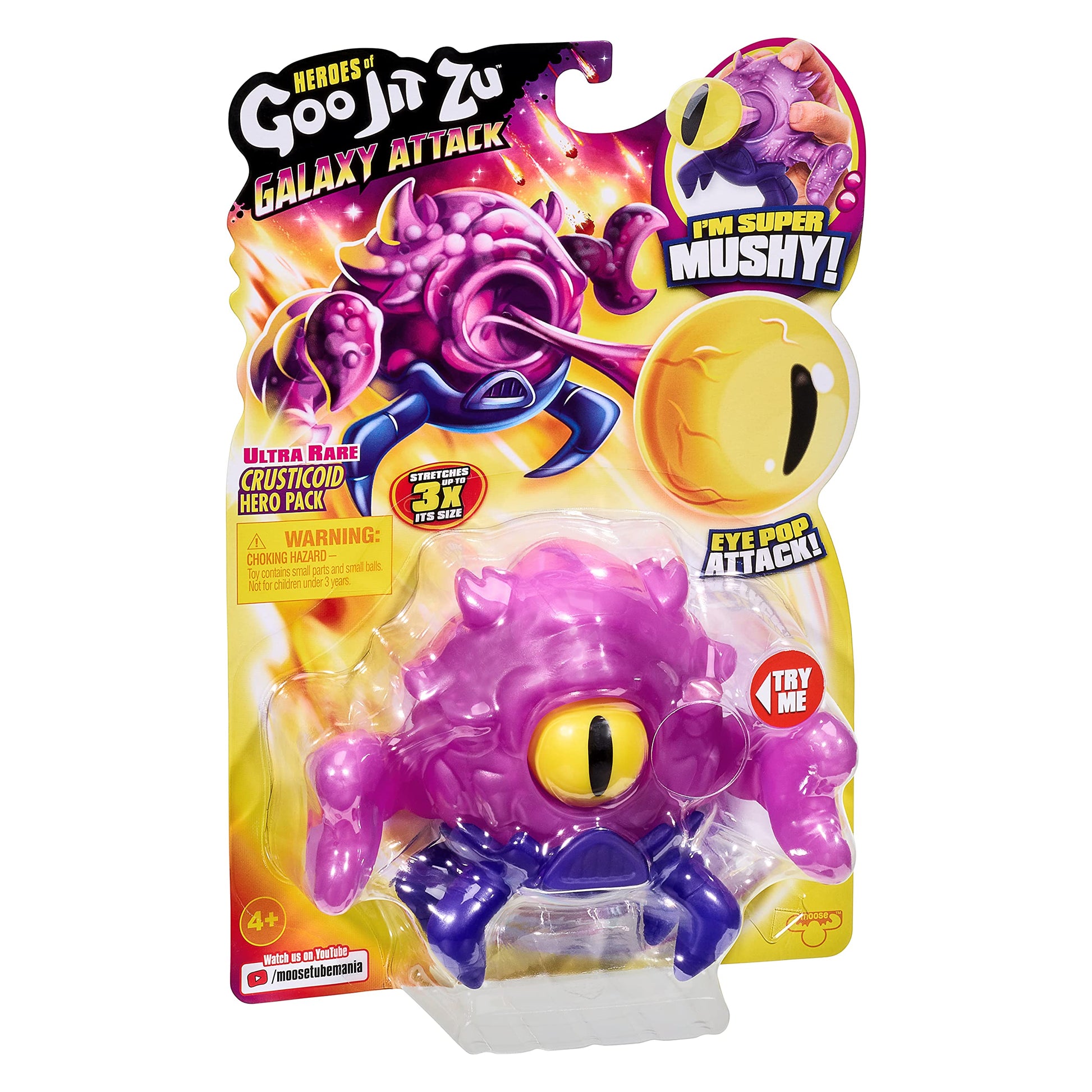 Heroes of Goo Jit Zu Galaxy Attack, Action Figure Ultra Rare Crusticoid, 41212