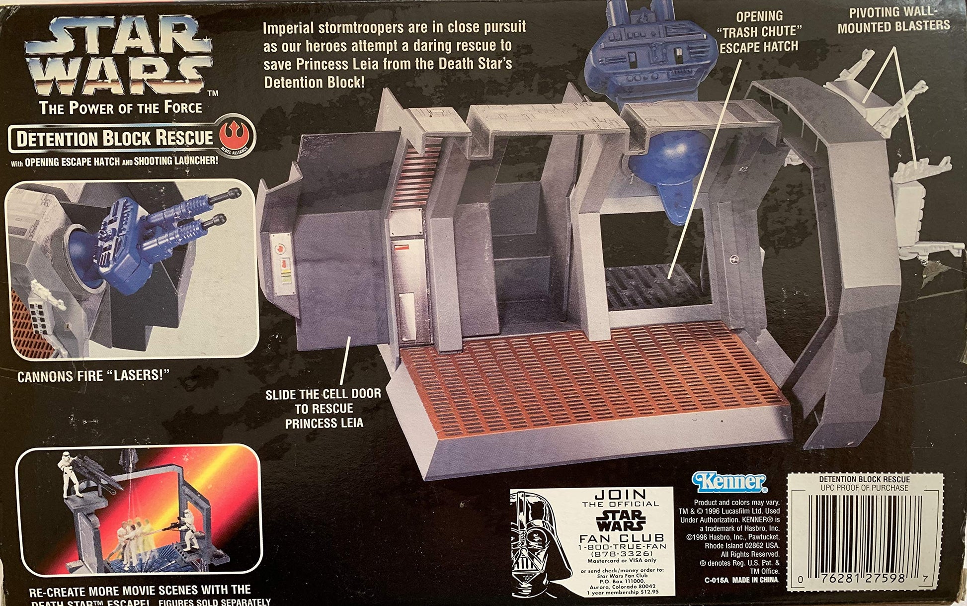 Star Wars Power of the Force Detention Block Rescue Play Set By Kenner by Kenner