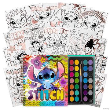 Fashion Angels Disney Stitch Watercolor Poster Set