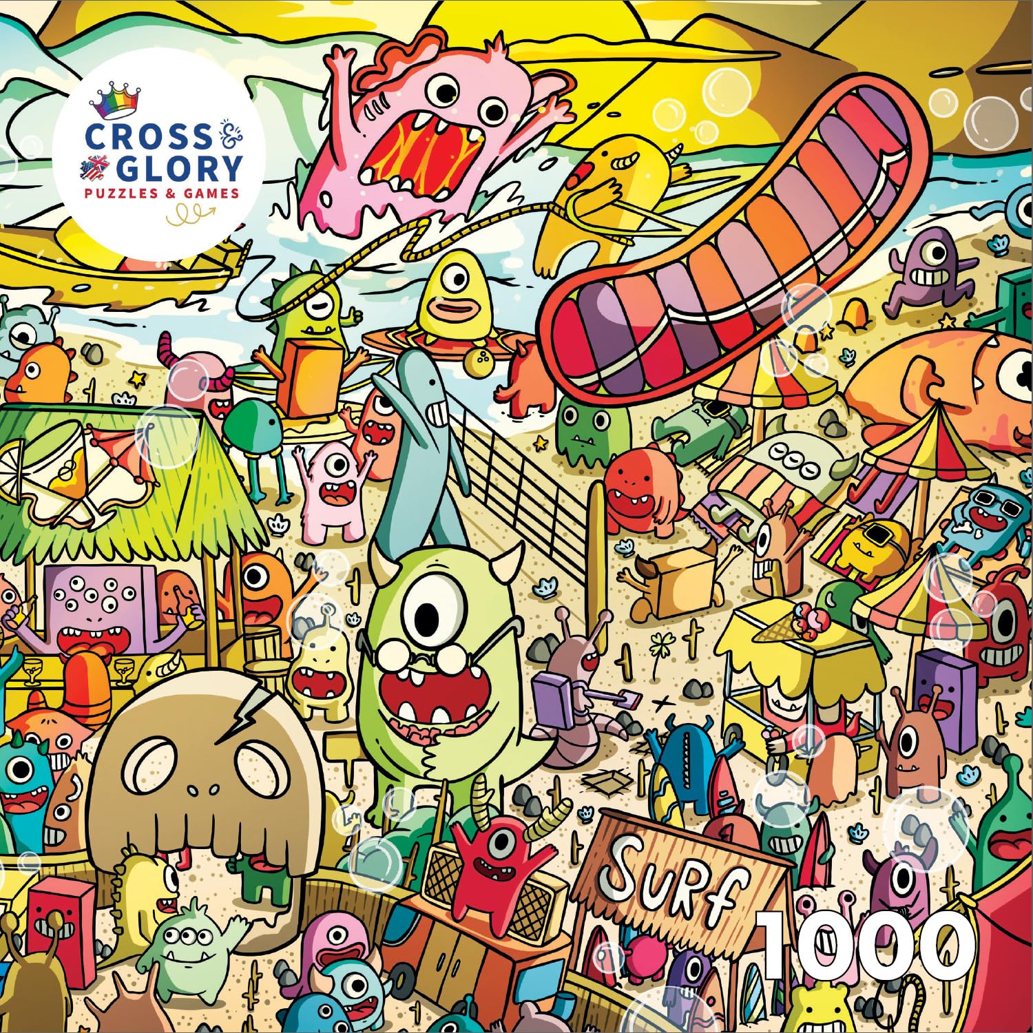 Cross & Glory | Jigsaw Puzzles for Adults | Surf 'n' Scream Beach Party