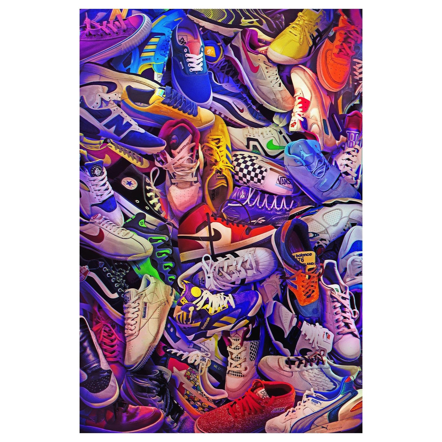 Sneakerheads 1000-Piece Jigsaw Puzzle | Fun Brain Teaser, Toys & Games | 28 x 20 Inches